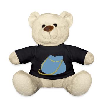 backpack suitcase rucksack bag aktenkoffer131 - Teddy - Schwarz - Vorne