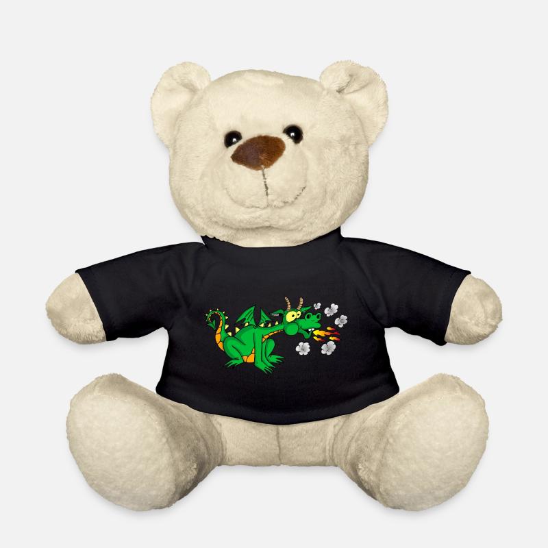 Dragon vert - Nounours - noir