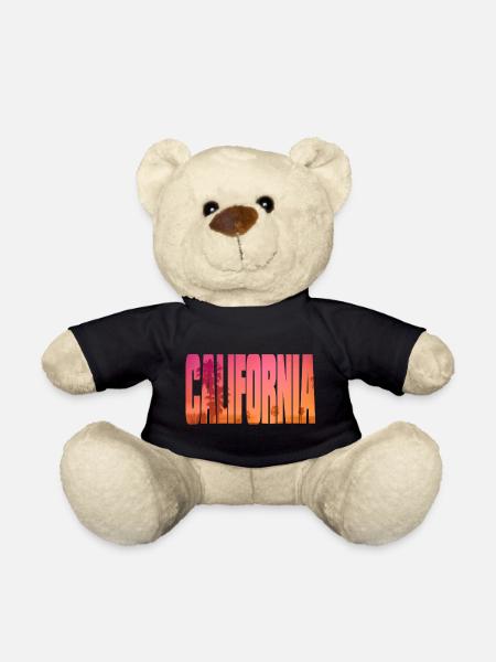 California - Teddy Bear - black