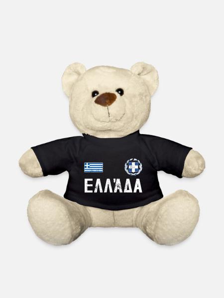 Greece Shirt - Teddy Bear - black