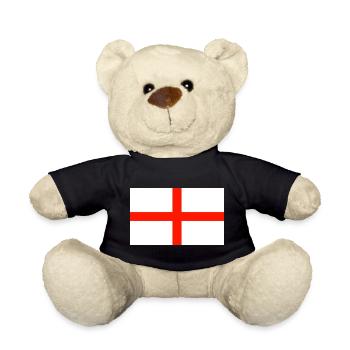 Drapeau anglais - Nounours - noir - Devant