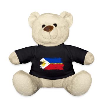 Philippinen Flagge / Geschenk Manila Filipino - Teddy - Schwarz - Vorne