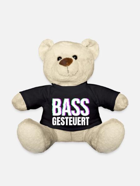 Bass gesteuert House techno minimal raver - Teddy - Schwarz