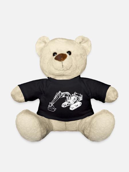 Pelle pelles pelles à pelles blanches - Nounours - noir