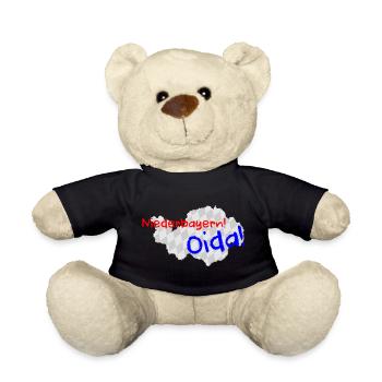Niederbayern Oida - Teddy - Schwarz - Vorne