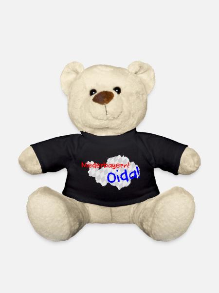 Niederbayern Oida - Teddy - Schwarz