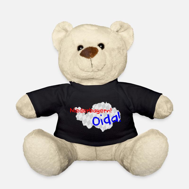 Niederbayern Oida - Teddy - Schwarz