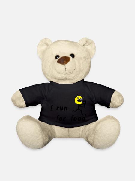 Running - I run for food - Nounours - noir