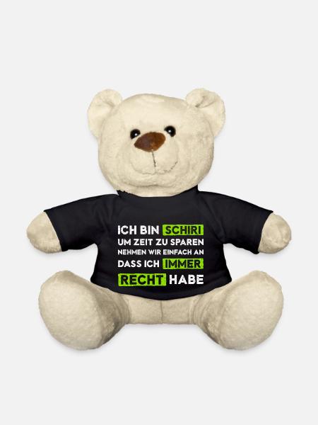 Schiedsrichter hat immer Recht - Teddy - Schwarz