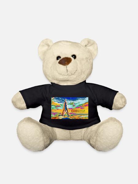 Cuxhaven Kugelbake - Teddy Bear - black