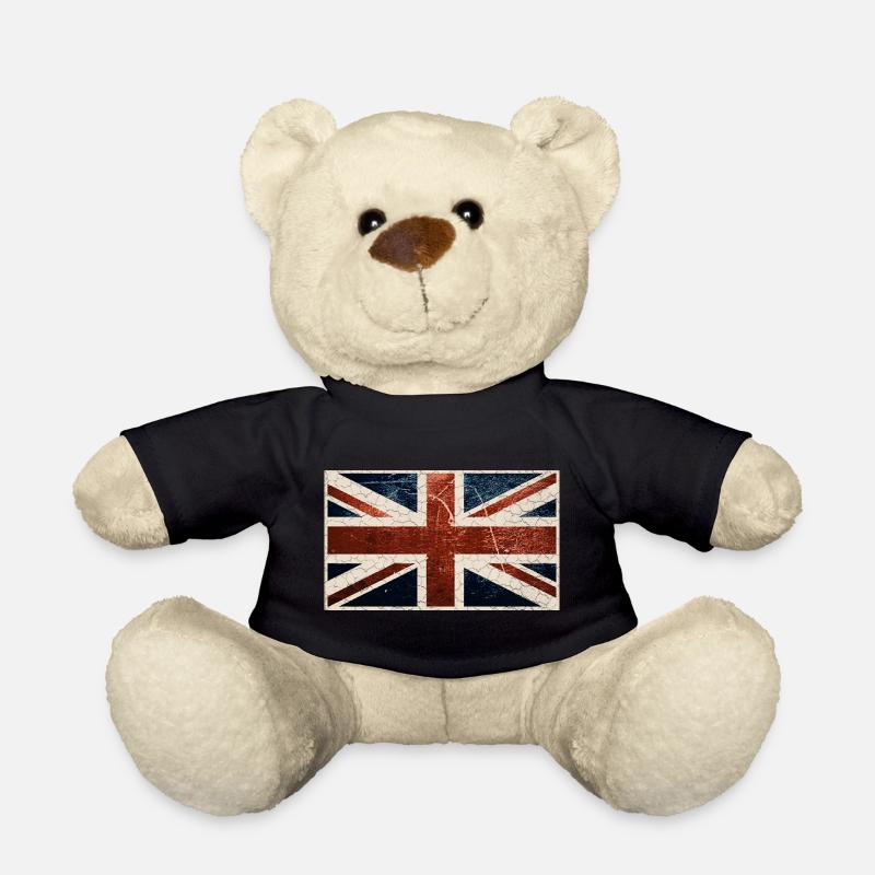 Drapeau anglais - Nounours - noir