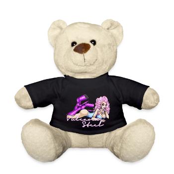 VULCANA STEEL WHITE LETTERS - Teddy Bear - black - Front