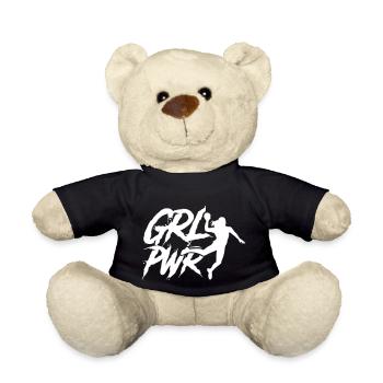 Girl power handball - Teddy Bear - black - Front