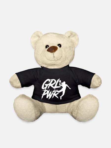 Girl Power Handball - Teddy - Schwarz