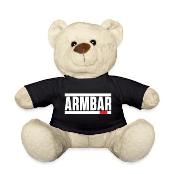 Brazilian Jiu Jitsu - BJJ Armbar - Teddy Bear - black - Front