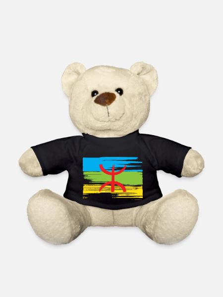 Amazigh Flagge (Amazigh inside) - Teddy - Schwarz