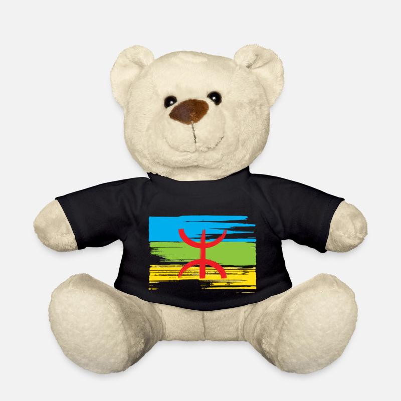Drapeau Amazigh (Amazigh inside) - Nounours - noir