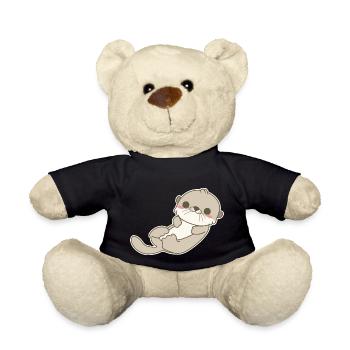 Otter - Teddy Bear - black - Front