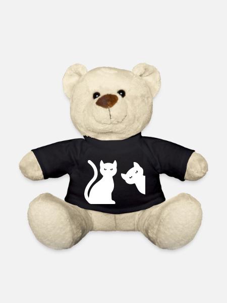 Cat Katze - Teddy - Schwarz