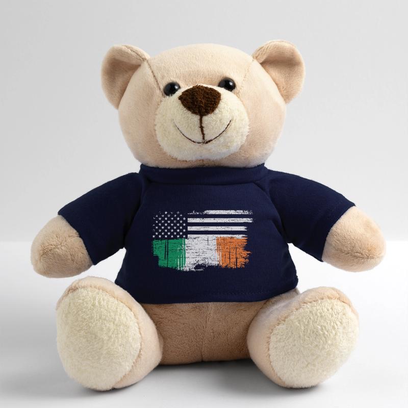 Drapeau irlandais avec étoiles Nounours