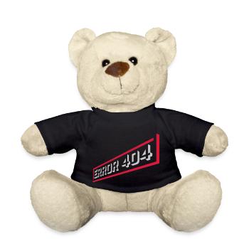 Error 404 network lost - Teddy Bear - black - Front