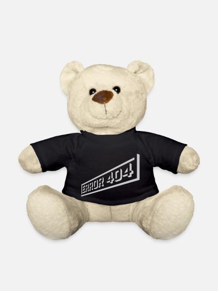 Netzwerk verloren Error 404 - Teddy - Schwarz