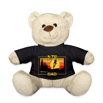 VTT Papa / Vélo Papa Vintage - Nounours - noir - Devant
