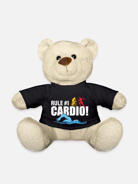 Rule #1: cardio! Triathlon Swim Cycle Run - Teddy - Schwarz