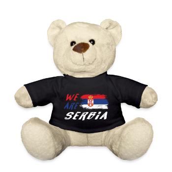 Nous sommes la Serbie - Nounours - noir - Devant