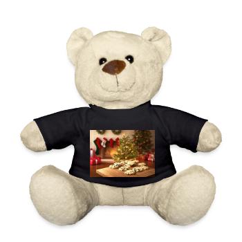 Christmas 7 - Teddy Bear - black - Front