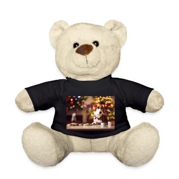 Christmas 8 - Teddy Bear - black - Front