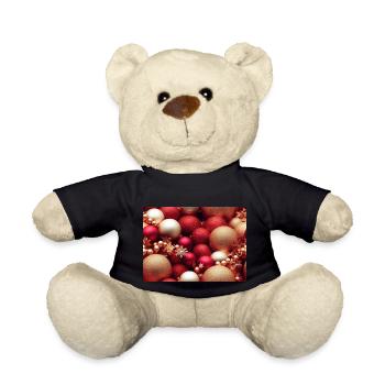 Christmas Ornaments - Teddy Bear - black - Front