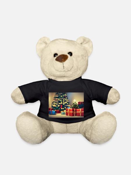 Cadeaux de Noël - Nounours - noir