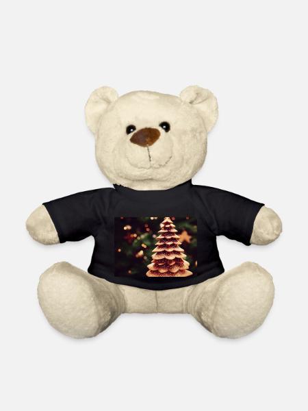 Arbre de Noël en pain d’épices - Nounours - noir