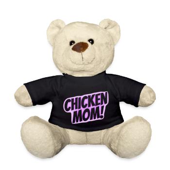 chicken mom - Teddy - Schwarz - Vorne
