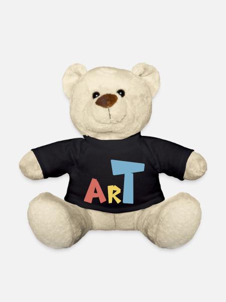 Art - Teddy Bear - black