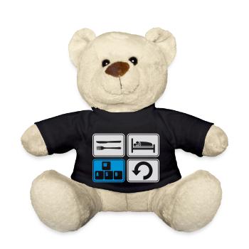 Gaming daily repeat computer - Teddy Bear - black - Front