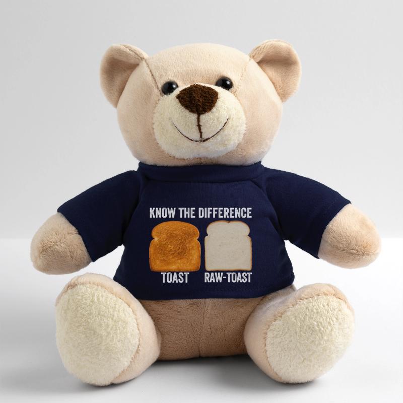Know The Difference Toast Toast Breakfast lover Teddy Bear