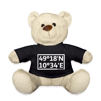 Ansbach Koordinaten - Teddy - Schwarz - Vorne
