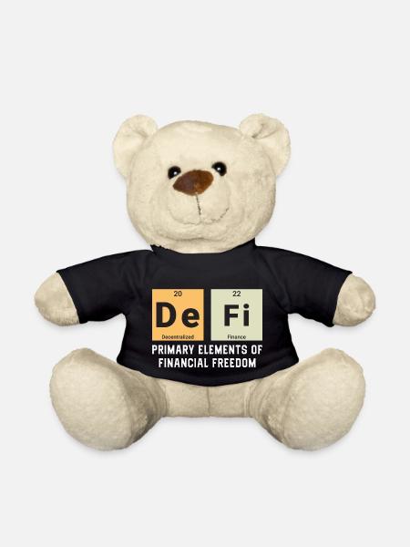Defi, Dezentrale Finanzen - Teddy - Schwarz