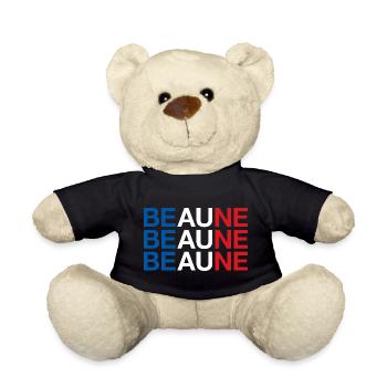 BEAUNE Frankreich France - Teddy Bear - black - Front