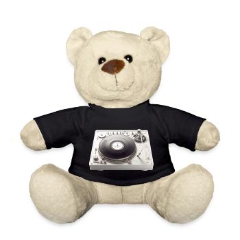 Turntable DJ Vinyl Music - Teddy - Schwarz - Vorne