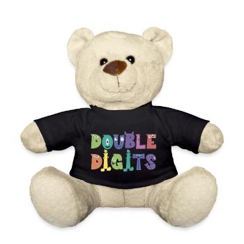 Cadeau de 10e anniversaire, 10 ans, pour garçons et filles - Nounours - noir - Devant