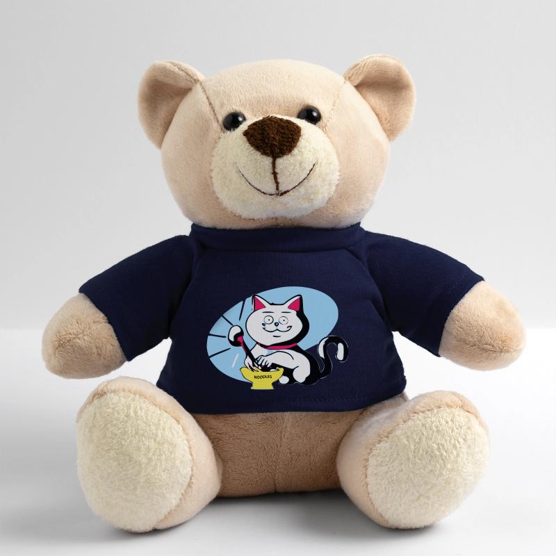 Katze und Ramen Teddy