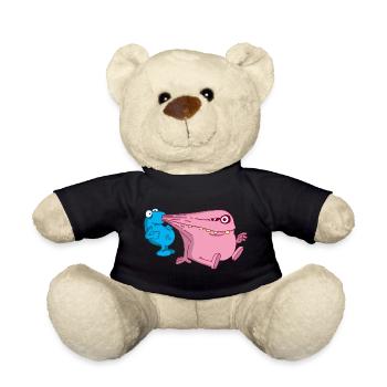 Energiestaubsauger Monster - Teddy - Schwarz - Vorne