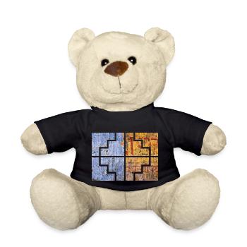 Collors géométriques - Nounours - noir - Devant