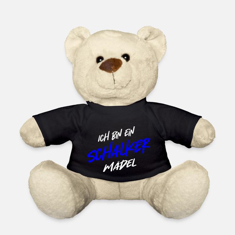 Ich bin ein Schalker Mädel - Teddy - Schwarz