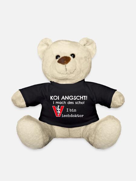 Humor Tierarzt, Veterinär Viechdoktor - Teddy - Schwarz