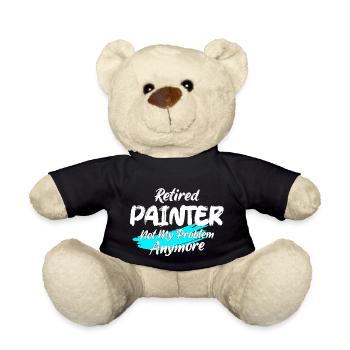 Peintre à la retraite n’est plus mon problème Profession - Nounours - noir - Devant