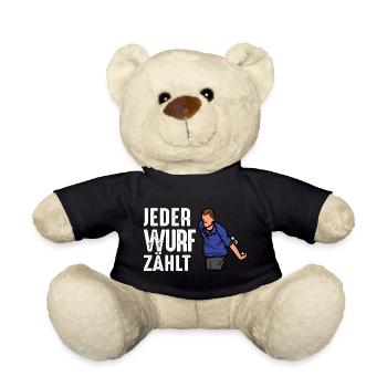Boule Spruch Kugeln für Bouler Boccia Spiel - Teddy - Schwarz - Vorne